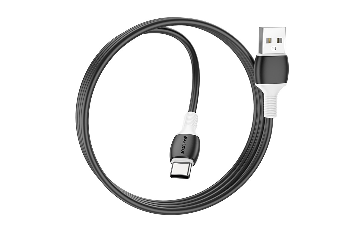 Кабель USB - USB Type-C BOROFONE BX84, 2,4A (черный) 1м