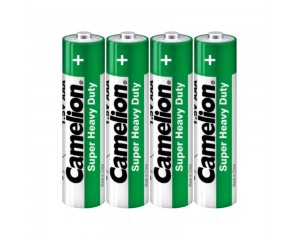 Батарейка солевая Camelion R03 AAA /4SH Super Heavy Duty (цена за спайку 4 шт)