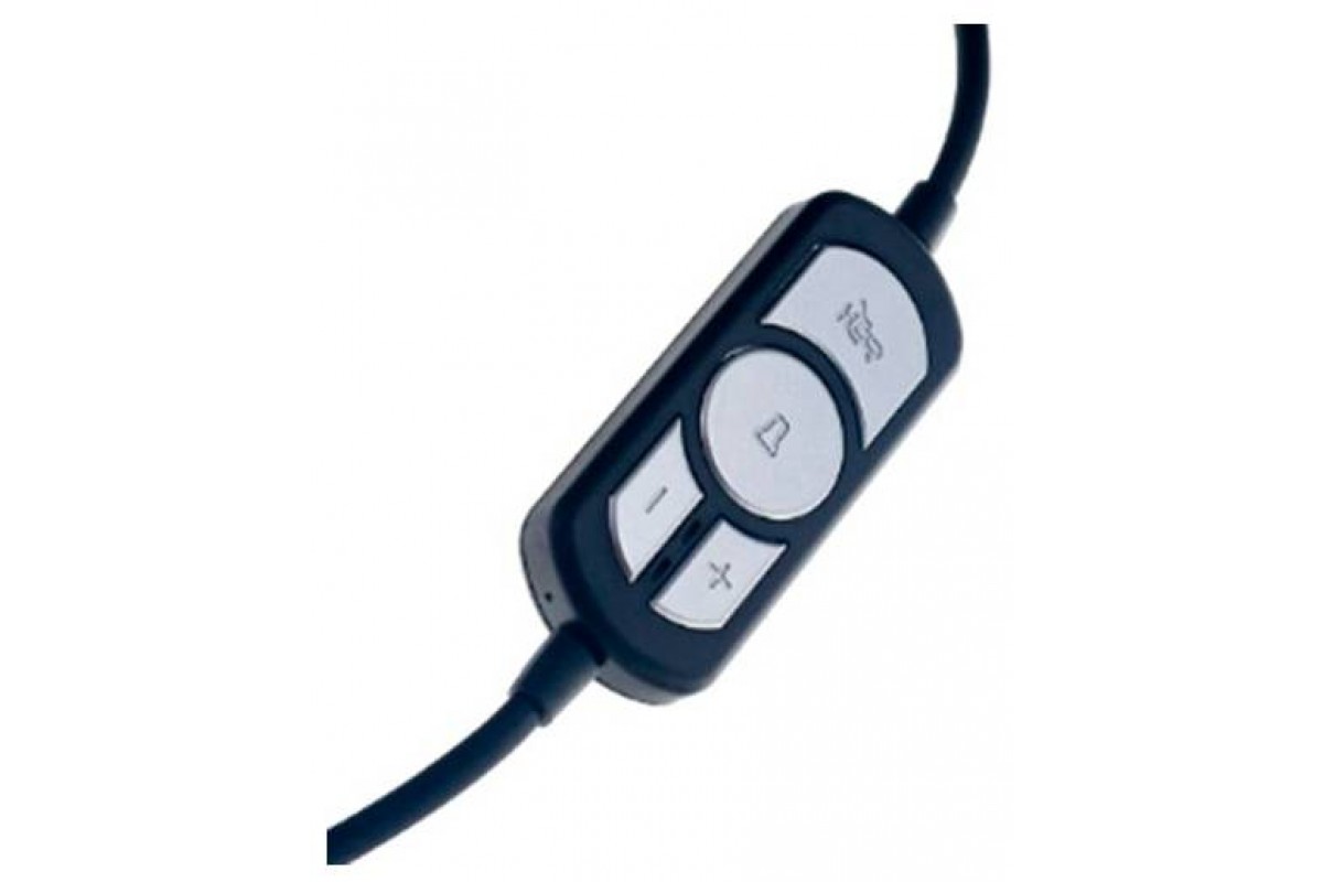 Наушники мониторные проводные Perfeo U-TALK USB черная (кабель 2,4м)