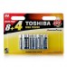 Батарейка алкалиновая Toshiba LR03 AAA/12BL (цена за блистер 12 шт)