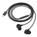 Наушники вакуумные проводные HOCO M116 Benevolent universal digital earphones with microphone штекер Lightning (белый)