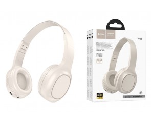 Наушники мониторные беспроводные HOCO W46 wireless headphones Bluetooth (цвет топленое молоко)