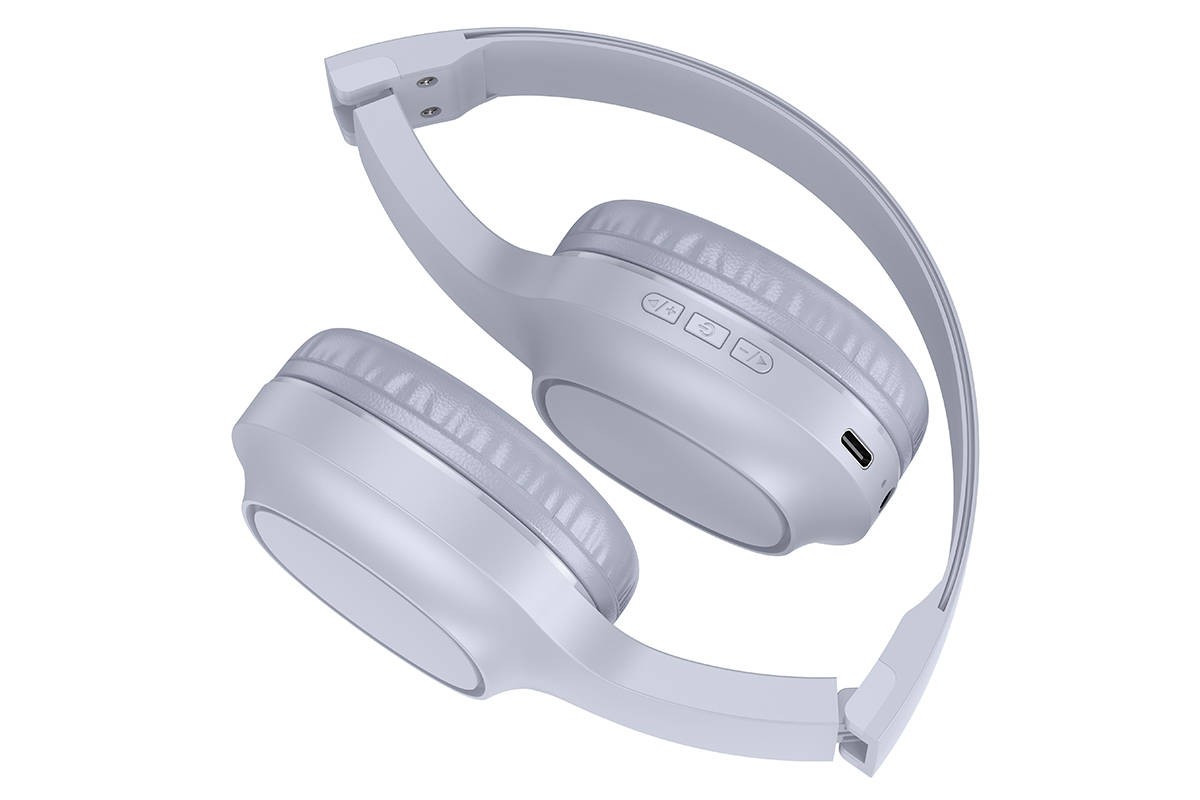 Наушники мониторные беспроводные HOCO W46 wireless headphones Bluetooth (цвет топленое молоко)