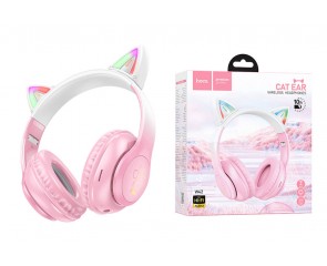 Наушники мониторные беспроводные HOCO W42 Bluetooth (вишневый бутон)