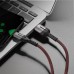 Кабель USB HOCO U68 5A Gusto flash charging data cable Type-C (черный) 1 метр