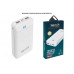ЗУ Power Bank Walker WB-525, 20000 mAh, Li-Pol, 2.1A вх/вых, USBx2, microUSB, Type-C, пластик, белое