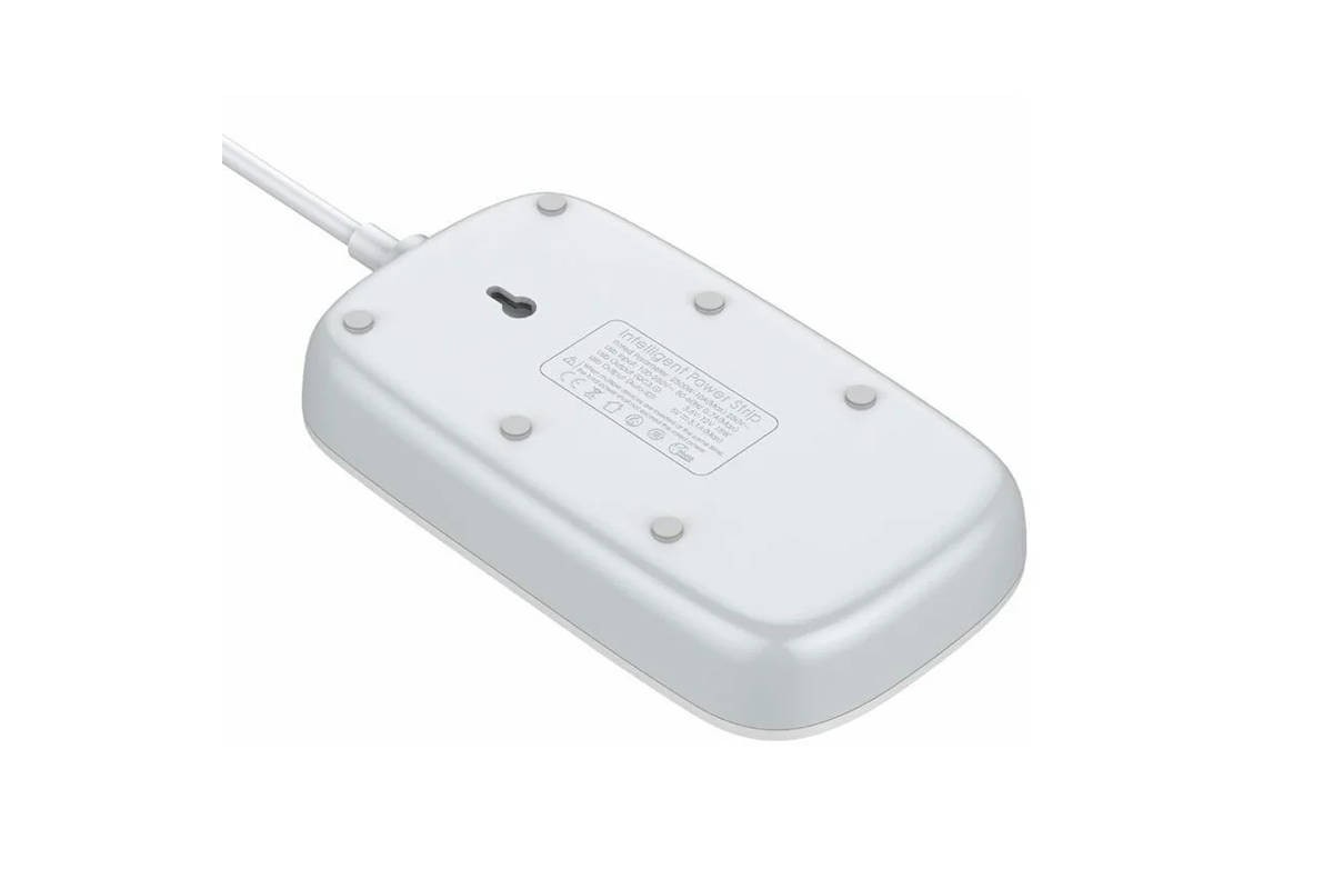 Сетевой фильтр LDNIO SC4407Q 2м/ 4  розетки EU_UK_US/ 2500W/ 4 USB+QC 3.0/  Выкл. на розетки/ White