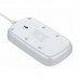 Сетевой фильтр LDNIO SC4407Q 2м/ 4  розетки EU_UK_US/ 2500W/ 4 USB+QC 3.0/  Выкл. на розетки/ White