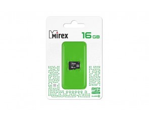 Карта памяти microSDHC MIREX 16 GB UHS-I U1 (class 10) без адаптера (13612-MCSUHS16 )