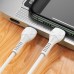 HOCO X55 Trendy PD charging data cable for Type-C to Lightning 1м белый