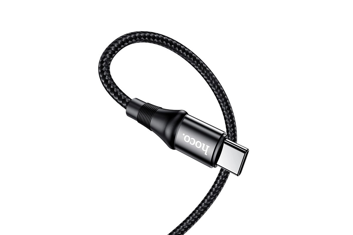 Кабель USB HOCO X50  Type-C to Type-C higt energy 100w (черный) 1 метр