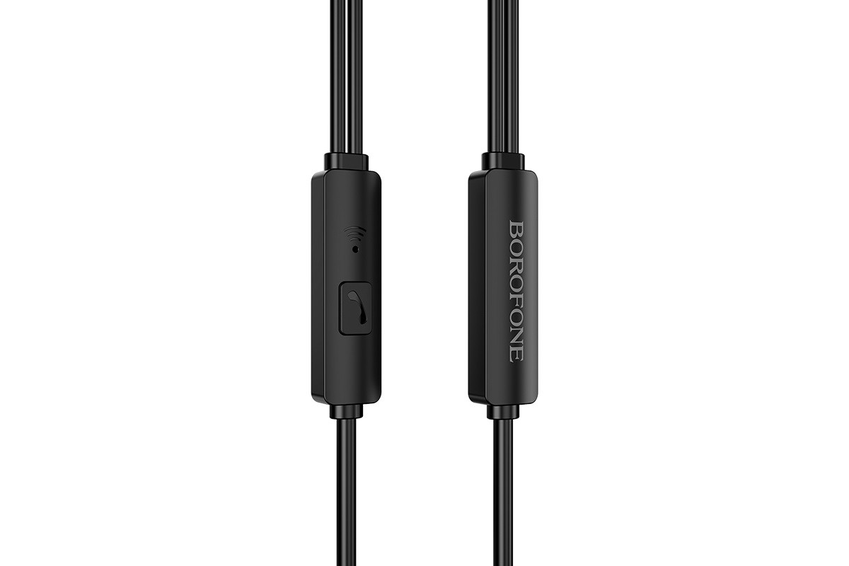 Гарнитура BOROFONE BM47 Dreamt universal earphones 3.5мм цвет черная