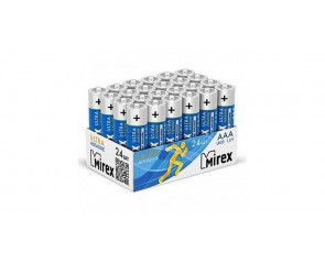 Батарейка алкалиновая Mirex LR03 / AAA 1,5V  цена за 24 шт (24/960), showbox (23702-LR03-B24)
