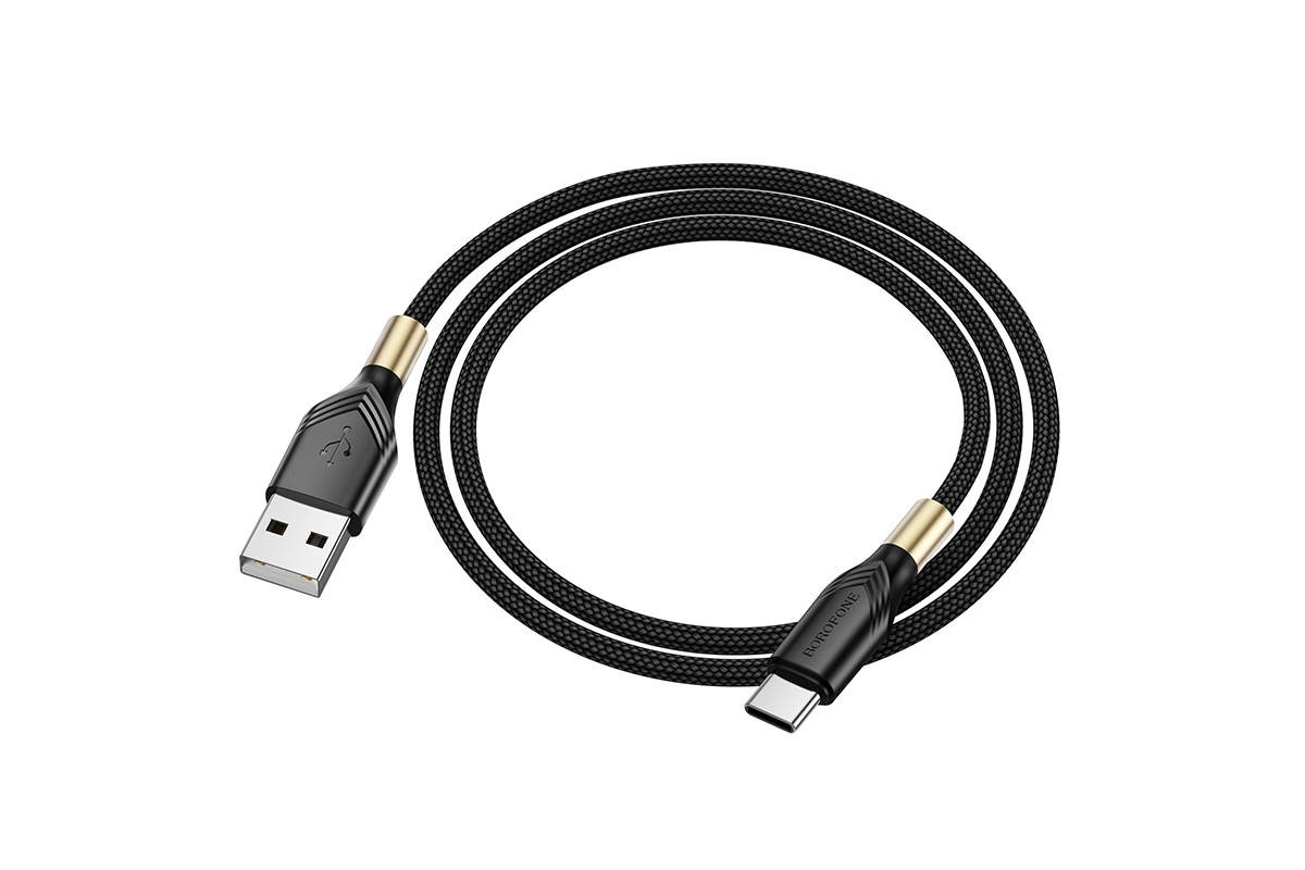 Кабель USB - USB Type-C BOROFONE BX92 (черный) 1м