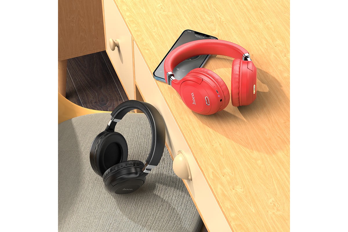 Беспроводные внешние наушники HOCO W32 Sound magic BT wireless headphones черный