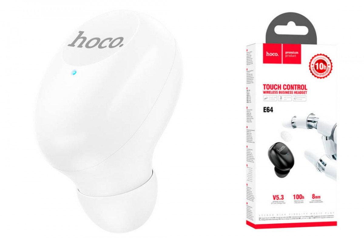 Bluetooth гарнитура HOCO E64 mini белый