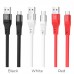 Кабель USB micro USB BOROFONE BU18 Crown Silicone Charging data cable (красный) 1 метр