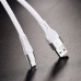 Кабель USB BOROFONE BU18 Crown Silicone Charging data Cable for Type-C (белый) 1 метр