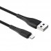 Кабель USB micro USB BOROFONE BX37 Wieldy charging data cable (черный) 1 метр