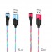 Кабель для iPhone BOROFONE BU19 Streamer charging data cable for Lightning 1м синий