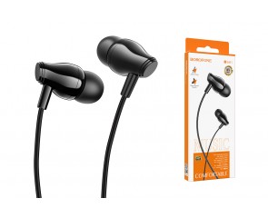 Наушники вакуумные проводные BOROFONE BM61 Wanderer (черный)