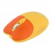 Мышь беспроводная Perfeo "KITTY", 6 кн, «Silent Click» DPI 800-1600, USB, жёлт