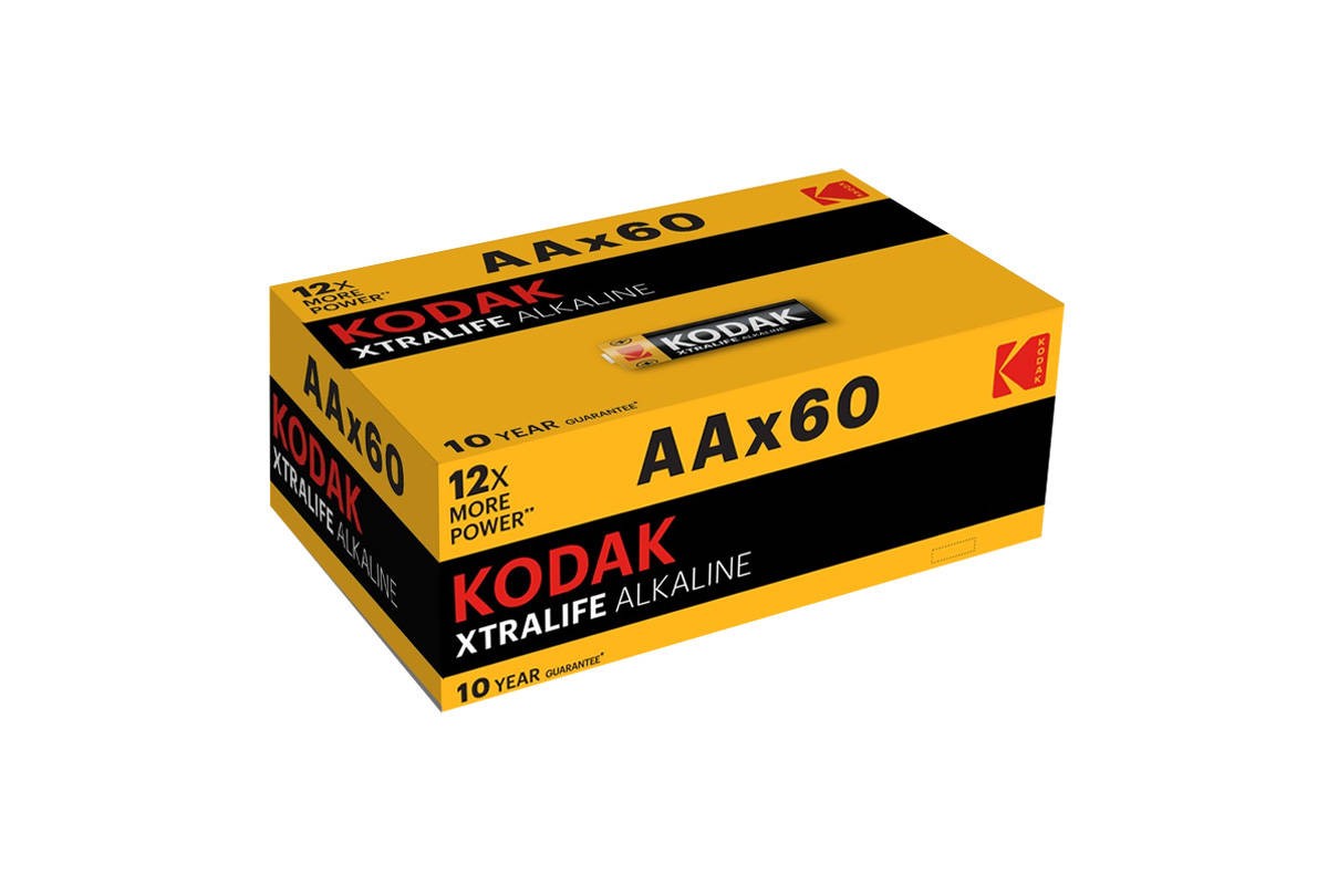 Батарейка алкалиновая KODAK LR6/60BOX XTRALIFE Alkaline (цена за бокс 60 шт.)
