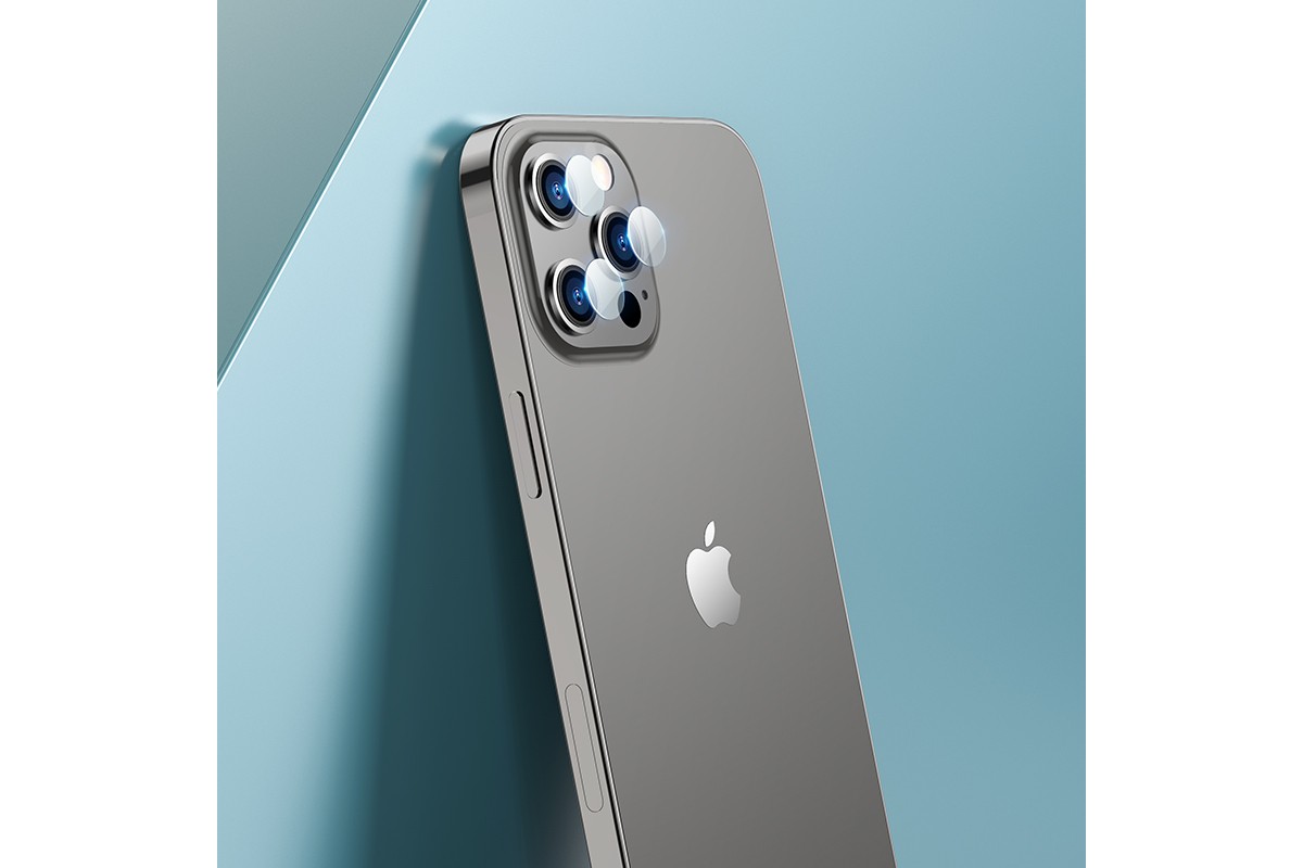 Защитное стекло камеры iPhone 13 Pro/13 Pro Max HOCO Lens flexible прозрачное