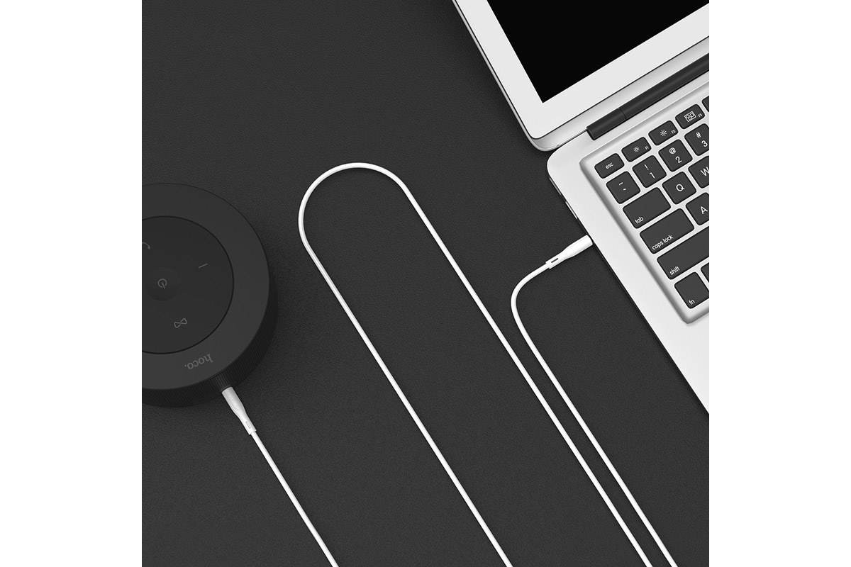 Кабель удлинитель BOROFONE BL1 AUX Audio cable 3.5 1 метр белый