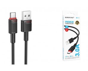 Кабель USB - USB Type-C BOROFONE BX110, (черный) 1м