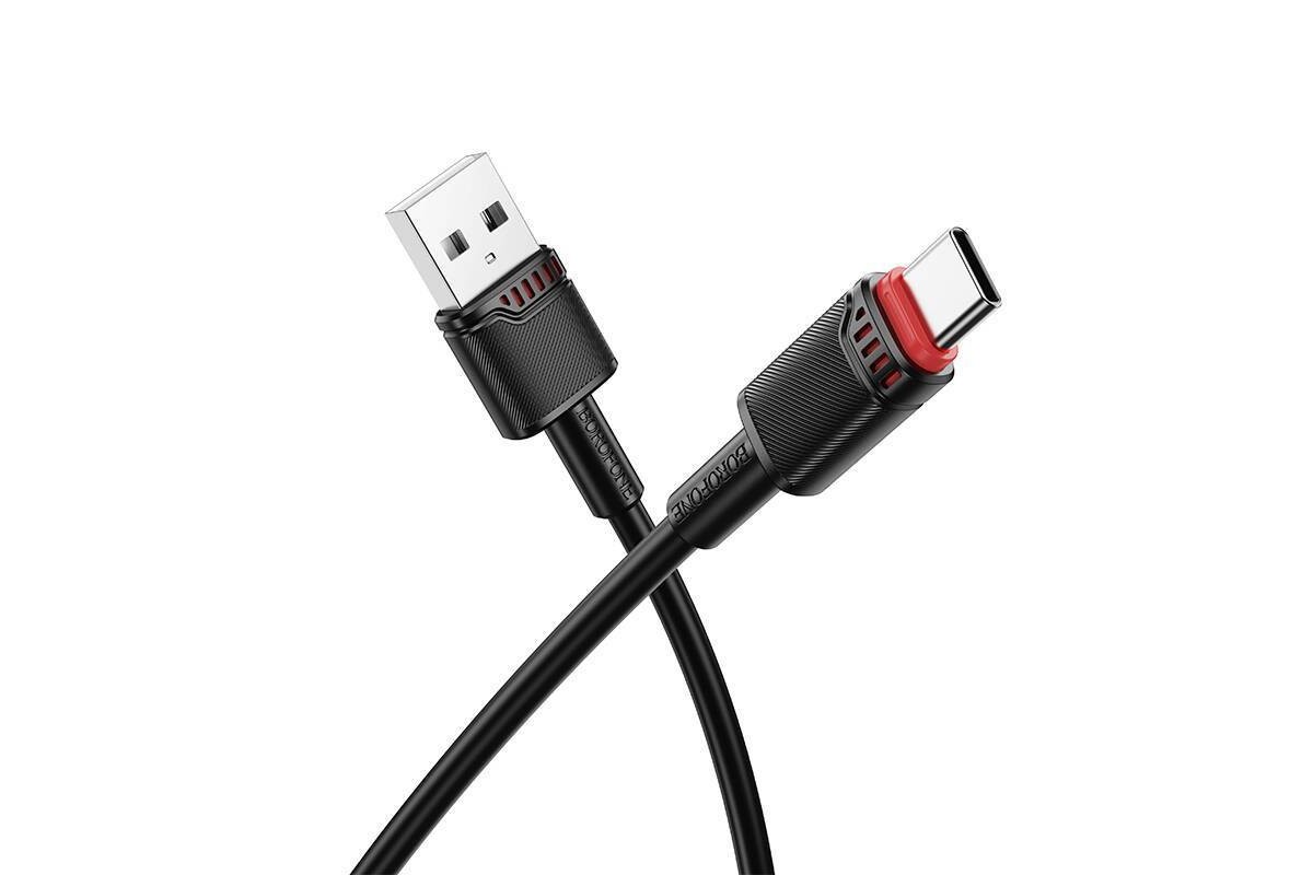 Кабель USB - USB Type-C BOROFONE BX110, (черный) 1м