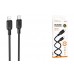 Кабель USB Type-C - Lightning BOROFONE BX113 Lenny PD (черный) 1м силиконовый