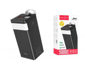 Универсальный дополнительный аккумулятор HOCO J86A 22.5W power bank (50000 mAh) черный