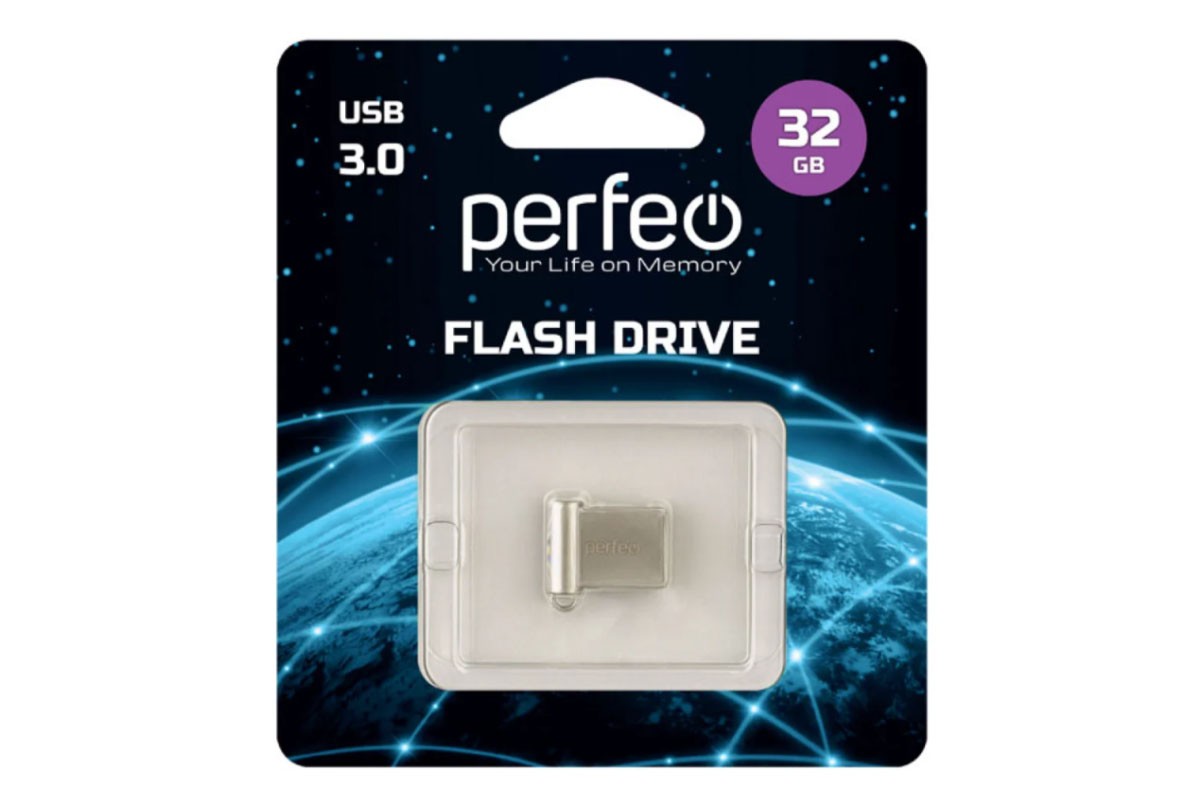 Perfeo USB 3.0 32GB M06 Metal Series