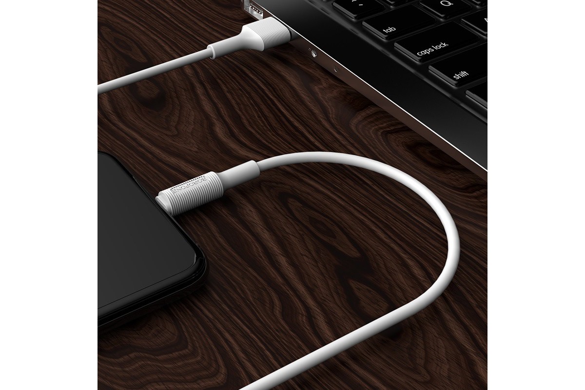 Кабель USB BOROFONE BX1 Type-C cable (белый) 1 метр