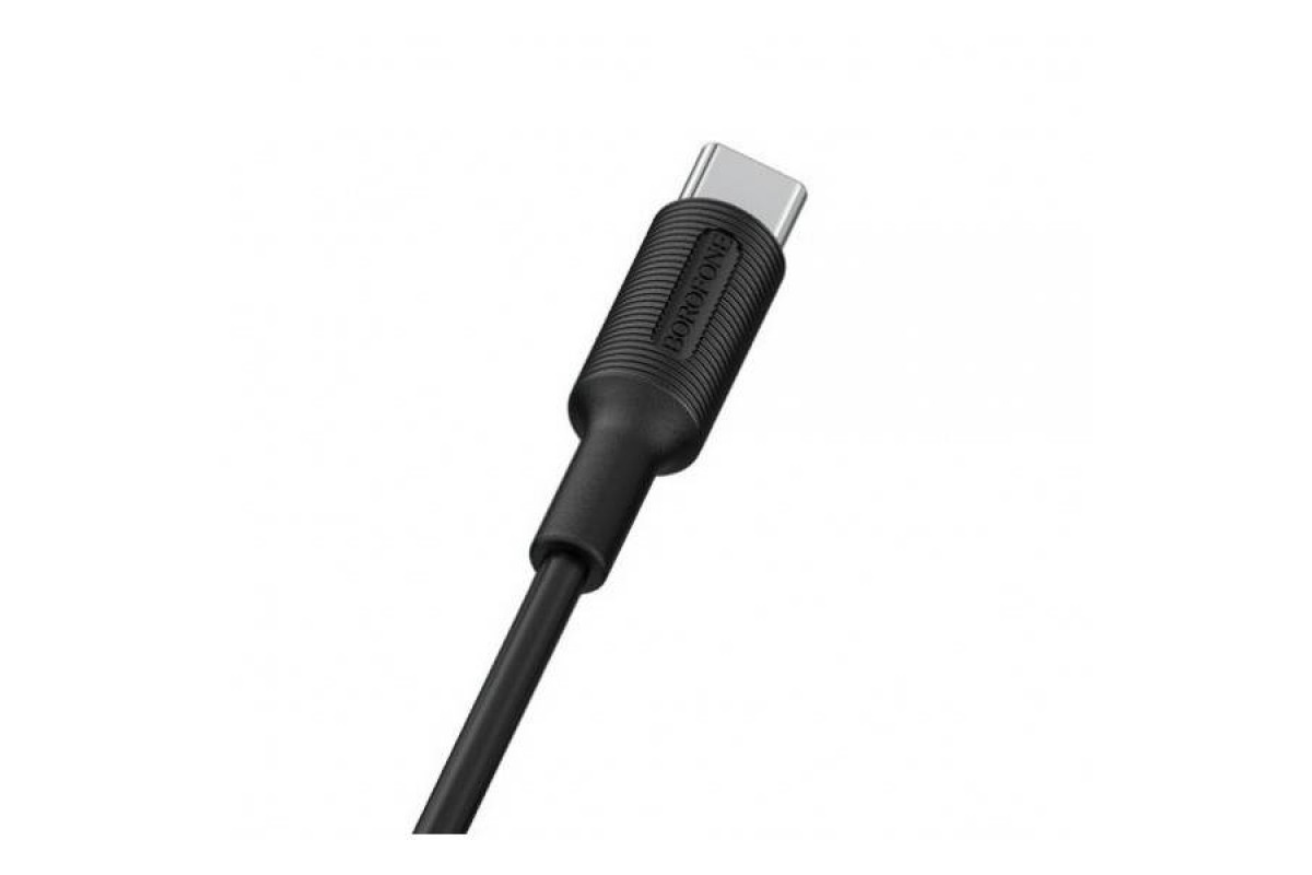 Кабель USB BOROFONE BX1 Type-C cable (черный) 1 метр