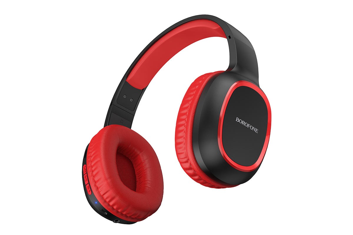 Беспроводные внешние наушники BO9 BOROFONE Pearl wireless headset красный