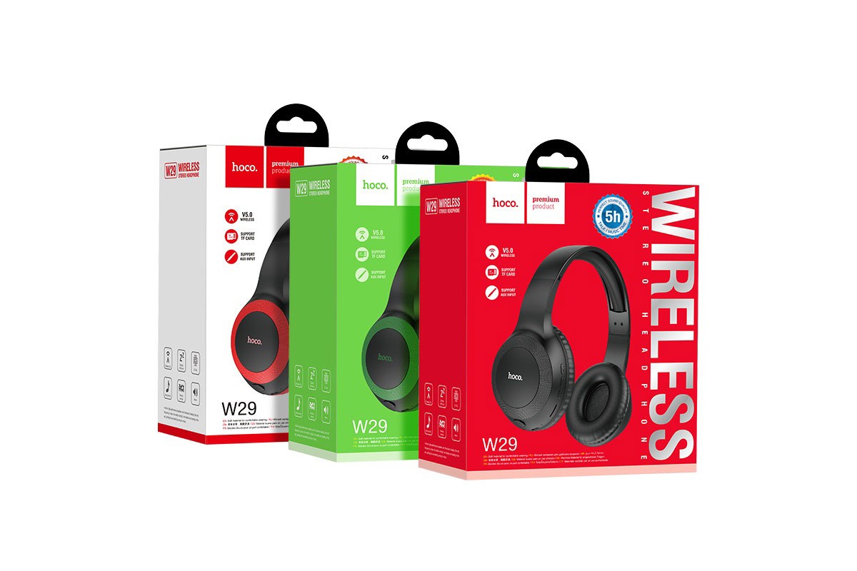 Беспроводные внешние наушники HOCO W29 Outstanding wireless headphones камуфляж