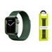 Ремешок для Apple Watch HOCO WA03 Ремешок из миланской стали серии Simple beauty (38-41 мм, зеленый)