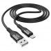 Кабель USB - MicroUSB HOCO X72 (черный) силиконовый 1м
