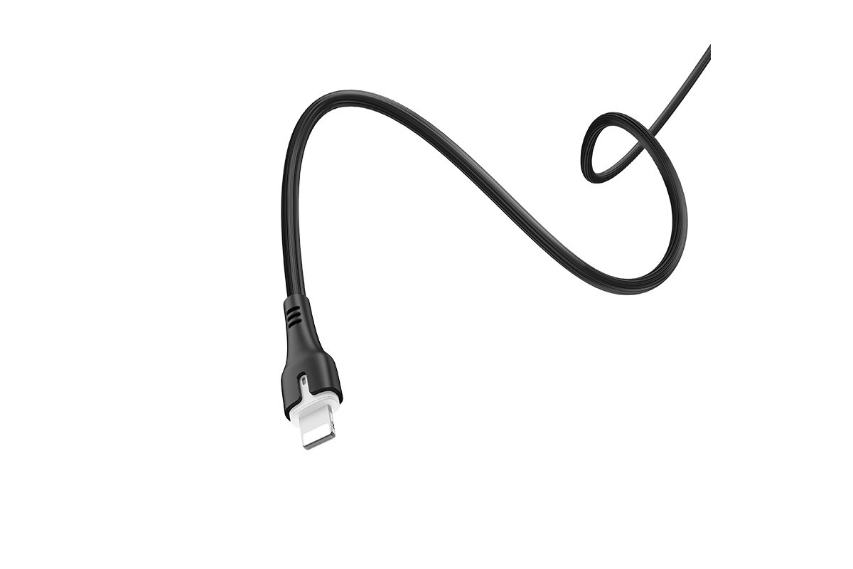 HOCO X55 Trendy PD charging data cable for Type-C to Lightning 1м черный