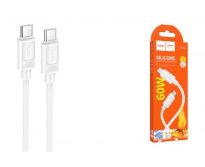 Кабель USB Type-C - USB Type-C HOCO X122 Benefit 60W (белый)
