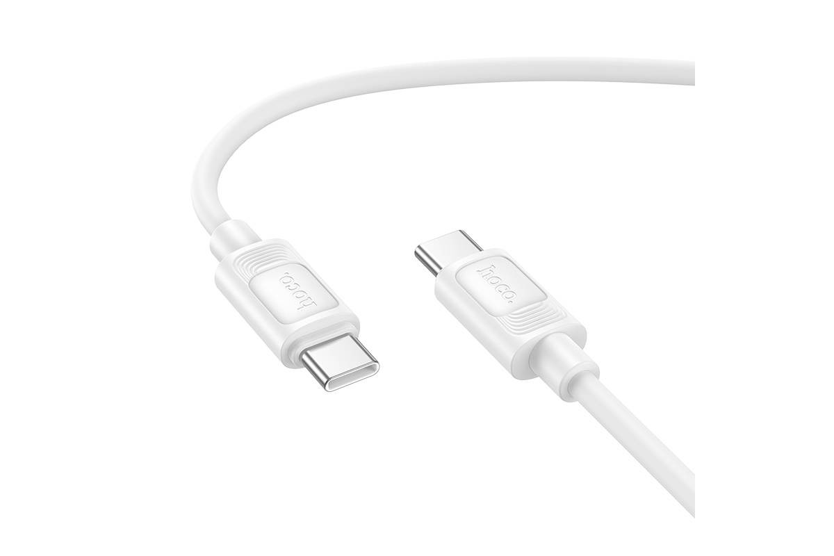 Кабель USB Type-C - USB Type-C HOCO X122 Benefit 60W (белый)