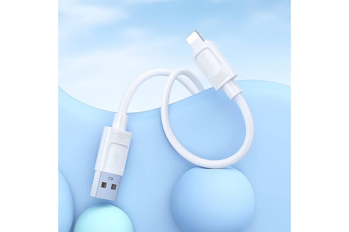 Кабель USB Type-C - Lightning HOCO X122 Benefit PD27W (белый)