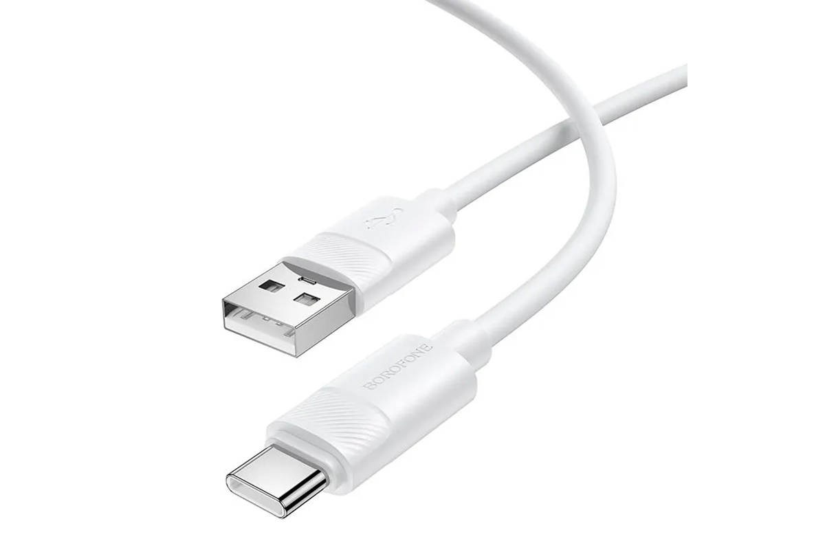 Кабель USB - USB Type-C BOROFONE BX123 Leya (белый)