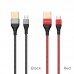 Кабель USB micro USB BOROFONE BU11 Tasteful charging data cable (красный) 1 метр