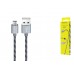 Кабель USB micro USB BOROFONE BX24 Ring current charging data cable  (серый) 1 метр