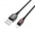 Кабель для iPhone BOROFONE BU14 Heroic charging data cable for Lightning 1м черный