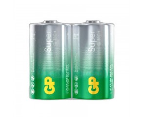Батарейка алкалиновая GP LR20/2SH Super G-TECH (цена за спайку 2 штуки)