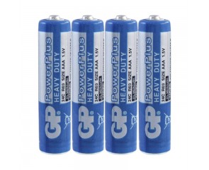 Батарейка солевая GP R6/4SH PowerPlus (цена за спайку 4 шт)